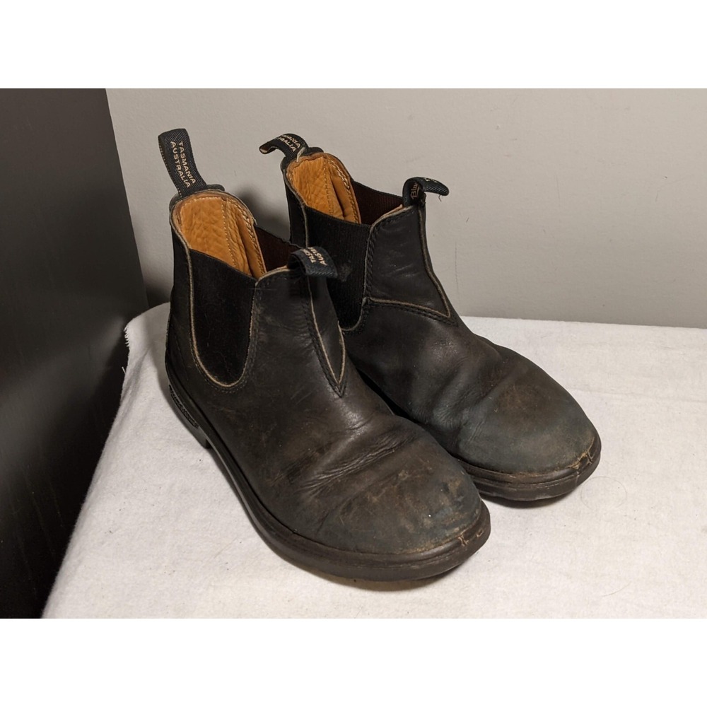 Blundstone Chelsea Boots Black Leather Ankle Booties AUS 2 / US‎ Womens 5